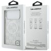 Etui Karl Lagerfeld IML KL Monogram      MagSafe do iPhone 17 Pro Max biały