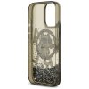 Etui Karl Lagerfeld Liquid Glitter       Choupette Logo MagSafe do iPhone 17 czarny