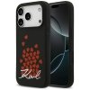 Etui Karl Lagerfeld Silicone Heart Sign  Logo MagSafe do iPhone 17 Pro czarny