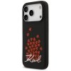 Etui Karl Lagerfeld Silicone Heart Sign  Logo MagSafe do iPhone 17 Pro czarny