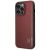 Mercedes MEHCP14L8ROLR iPhone 14 Pro 6.1 czerwony/red hardcase Leather Wave Patern