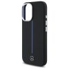 Mercedes MEHMP16S23SUMBK iPhone 16 6.1  czarny/black hardcase Silicone Blue Stripe MagSafe