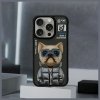 Nimmy etui iPhone 15 Pro Max 6.7        czarny/black Cool&Cute 2.0 Dog