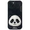 Nimmy etui iPhone 15 6.1 czarny/black   Big Eyed Pet 2.0 Panda