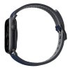 UNIQ pasek Straden Apple Watch Series 1/2/3/4/5/6/7/8/9/SE/SE2/Ultra/Ultra 2 42/44/45/49mm. Leather Hybrid Strap niebieski/blue