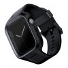 UNIQ pasek Monos 2in1 Apple Watch Strap+ Case Series 4/5/6/7/8/9/SE/SE2 44/45mm. czarny/midnight black