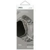UNIQ pasek Osta Apple Watch 42/44/45/ 49mm Series 1/2/3/4/5/6/7/8/9/SE/SE2/Ultra/Ultra 2 Stainless Steel srebrny/titanium silver