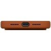 Etui UNIQ Lino do iPhone 17 Pro Max      Magclick Charging pomarańczowy