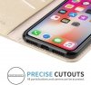 KVAGO ELEGANCKIE ETUI FUTERAŁ - iPhone X/XS (gold)