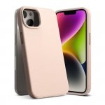 Silikonowe Etui Ringke do iPhone 14 Plus / 15 Plus Piaskowy Róż