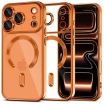 Tech-Protect MagFlex MagSafe do iPhone 17 Pro Max – Błyszczące Etui – Cosmic Orange
