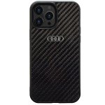 Audi Carbon Fiber iPhone 14 Pro Max 6.7czarny/black hardcase AU-TPUPCIP14PM-R8/D2-BK