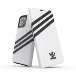 Adidas OR Booklet Case PU iPhone12/12 Pro 6,1 biało czarny/white black 42248