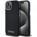 Etui Karl Lagerfeld  FW Metal Plate      MagSafe do iPhone 15 czarny