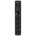 Proove Listwa zasilająca 2m 2500W Power  Socket P-04 (4xAC + 4xUSB + 2xType-C) czarny/black