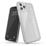 SuperDry Snap iPhone 11 Pro Max Clear Case biały/white 41580