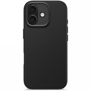 Decoded AntiMicrobial Silicone Backcover - silikonowa obudowa ochronna do iPhone 17 kompatybilna z MagSafe (phantom black)