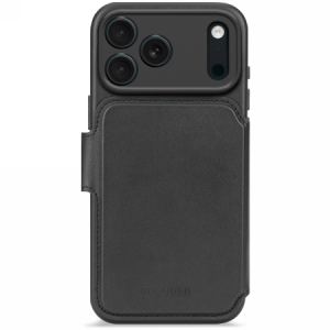 Decoded Leather Detachable Wallet - skórzana obudowa ochronna do iPhone 17 Pro kompatybilna z MagSafe (black)