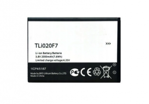 Oryginalna Bateria TLi020F7 Alcatel OT 4047D One Touch U5 5044Y , 1C 2018, C7 (OT-7040) (OT-7040D) PIXI 4 (5) (OT-5045D)