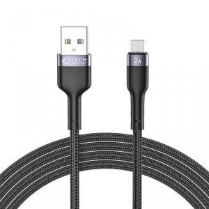 TECH-PROTECT ULTRABOOST ”2” MICRO-USB CABLE 2.4A 200CM BLACK