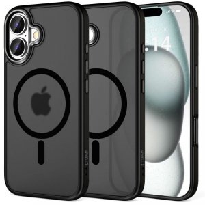 ETUI TECH-PROTECT  MAGEDGE MAGSAFE IPHONE 16 MATTE BLACK/GUNMETAL