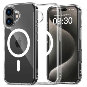 ETUI TECH-PROTECT  FLEXAIR HYBRID MAGSAFE IPHONE 16 PLUS CLEAR