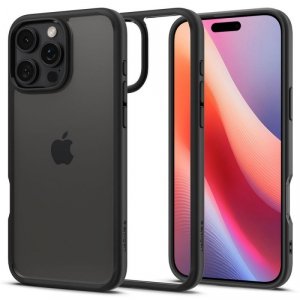 ETUI SPIGEN  ULTRA HYBRID IPHONE 16 PRO MAX MATTE BLACK