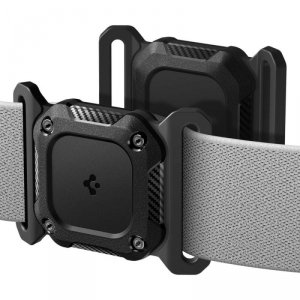 Pancerne Etui Spigen Tough Armor do Apple AirTag 1 / 2 – Na Obrożę (For Pet Collar) – Black