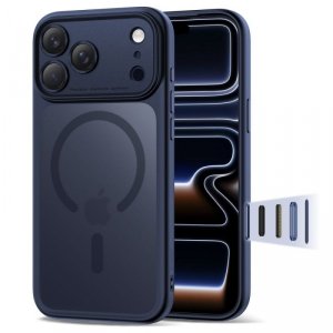 Etui MagSafe z Osłoną Aparatu Tech-Protect MagPeak do iPhone 17 Pro Matte Deep Blue