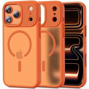 Etui do iPhone 17 Pro Max Tech-Protect MagMat MagSafe – Matte Cosmic Orange