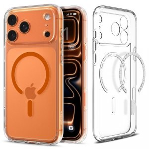 SPIGEN ULTRA HYBRID MAG MAGSAFE IPHONE 17 PRO CLEAR/ORANGE