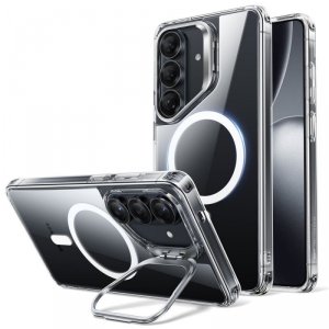 Etui MagSafe ESR Classic Hybrid do Samsung Galaxy S26 Case z podstawką Nóżka Clear