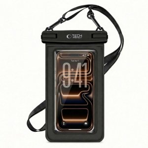 Wodoszczelne etui Tech-Protect UWC7 Universal Waterproof Floating Case 6.9 cala – czarne (black)