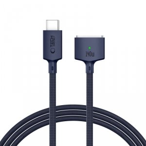 Tech-Protect MMC01 UltraBoost Kabel USB-C do MagSafe 3 140W 2m do MacBook Midnight Blue