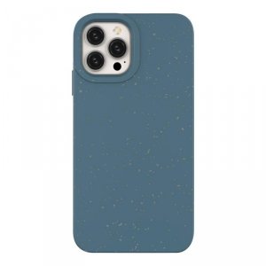 Eco Case etui iPhone 14 Pro silikonowy degradowalny pokrowiec granatowe
