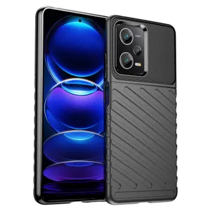 Thunder Case etui Xiaomi Poco X5 Pro 5G / Redmi Note 12 Pro silikonowy pancerny pokrowiec czarne