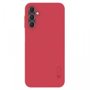 Nillkin Super Frosted Shield etui do Samsung Galaxy A14 5G / Galaxy A14 pokrowiec + podstawka na telefon czerwone