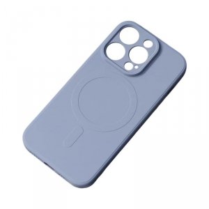 Silikonowe etui kompatybilne z MagSafe do iPhone 15 Pro Max  Silicone Case - szare