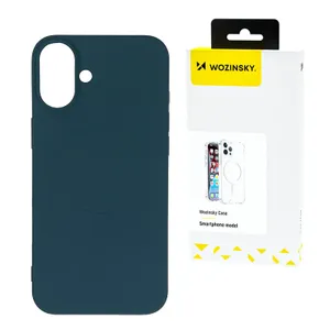 Etui Liquid Silicone Case MagSafe na Samsung Galaxy S25+ - niebieskie