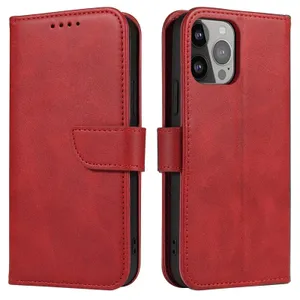 Etui Magnet Case z klapką do Samsung Galaxy A56 - czerwone