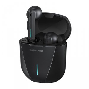 WK Design bezprzewodowe słuchawki Bluetooth TWS wodoodporne IPX4 czarny (ET-V9 black)