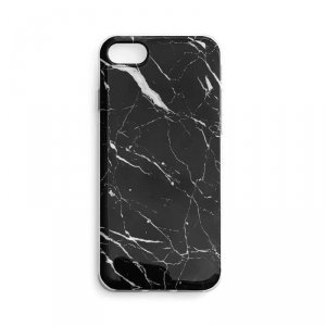 Wozinsky Marble żelowe etui pokrowiec marmur iPhone 13 mini czarny