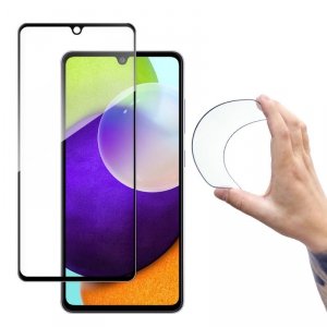 Wozinsky Full Cover Flexi Nano folia szklana szkło hartowane z ramką Samsung Galaxy A33 5G przezroczysty