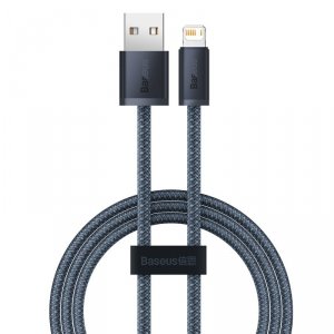 Baseus kabel do iPhone USB - Lightning 1m, 2,4A szary (CALD000416)