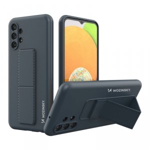 Wozinsky Kickstand Case silikonowe etui z podstawką etui Samsung Galaxy A13 5G granatowe