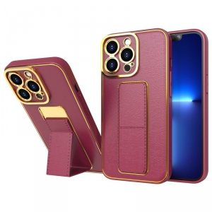 New Kickstand Case etui do iPhone 12 Pro z podstawką czerwony