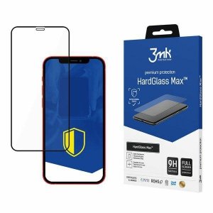 3MK HardGlass Max iPhone 12 Mini 5,4 czarny/black, FullScreen Glass