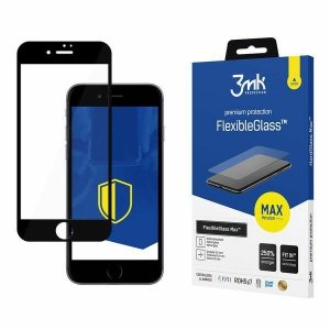 3MK FlexibleGlass Max iPhone 7/8/SE 2020 / SE 2022 czarny/black