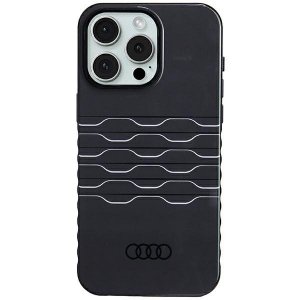 Audi IML MagSafe Case iPhone 15 Pro Max 6.7 czarny/black hardcase AU-IMLMIP15PM-A6/D3-BK