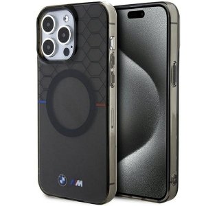 BMW BMHMP15XHGPK iPhone 15 Pro Max 6.7 szary/grey hardcase Pattern MagSafe